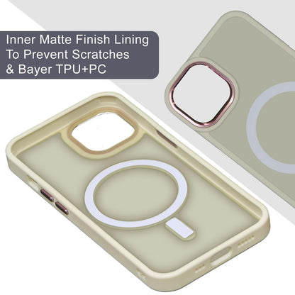 MistMag (Translucent Magsafe)-Cream White
