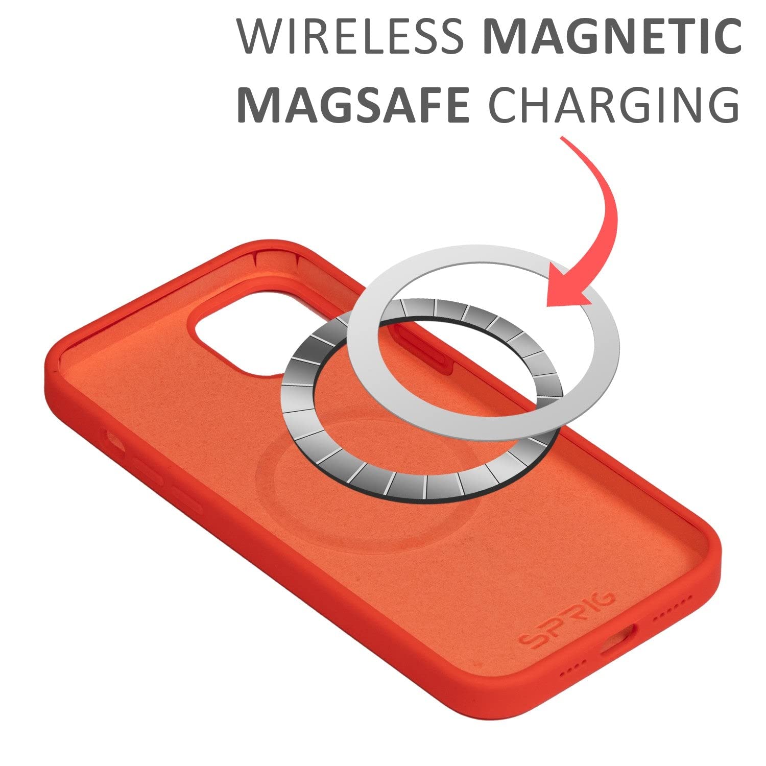 Liquid Silicon Magsafe-Orange