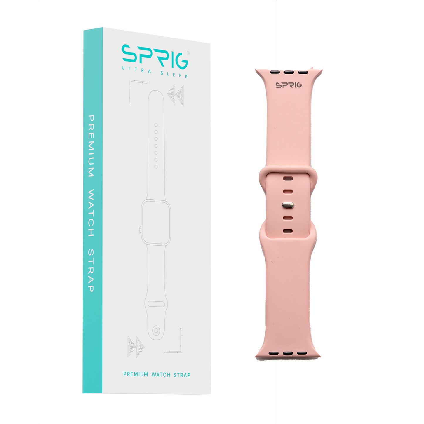 Butterfly Silicone Strap-Rose Pink