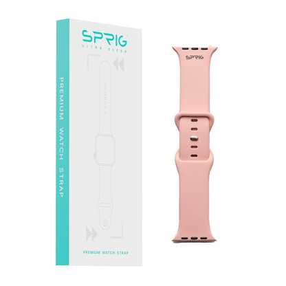 Butterfly Silicone Strap-Rose Pink