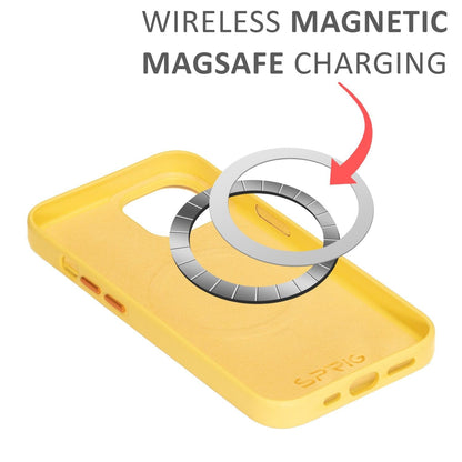 PU Leather Magsafe-Light Yellow