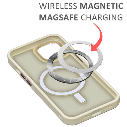 MistMag (Translucent Magsafe)-Cream White