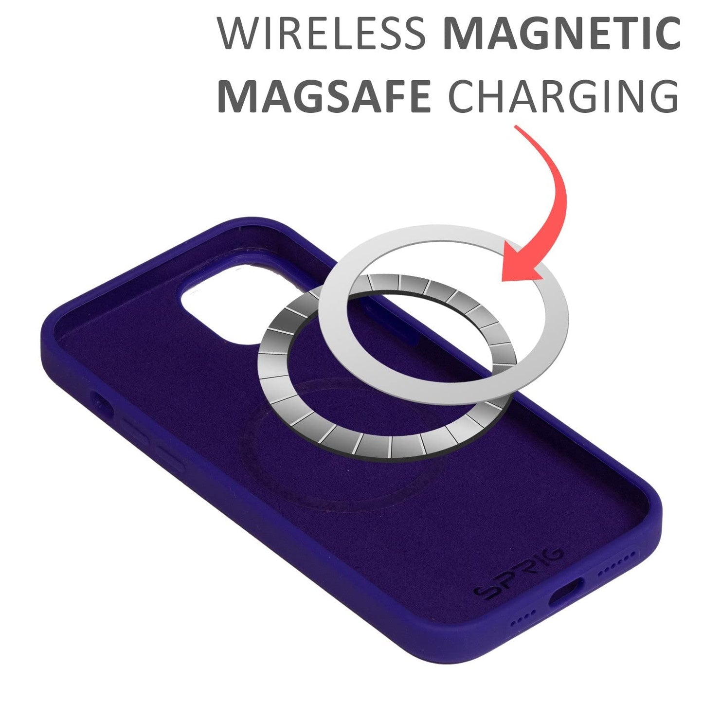 Liquid Silicon Magsafe-Dark Violet