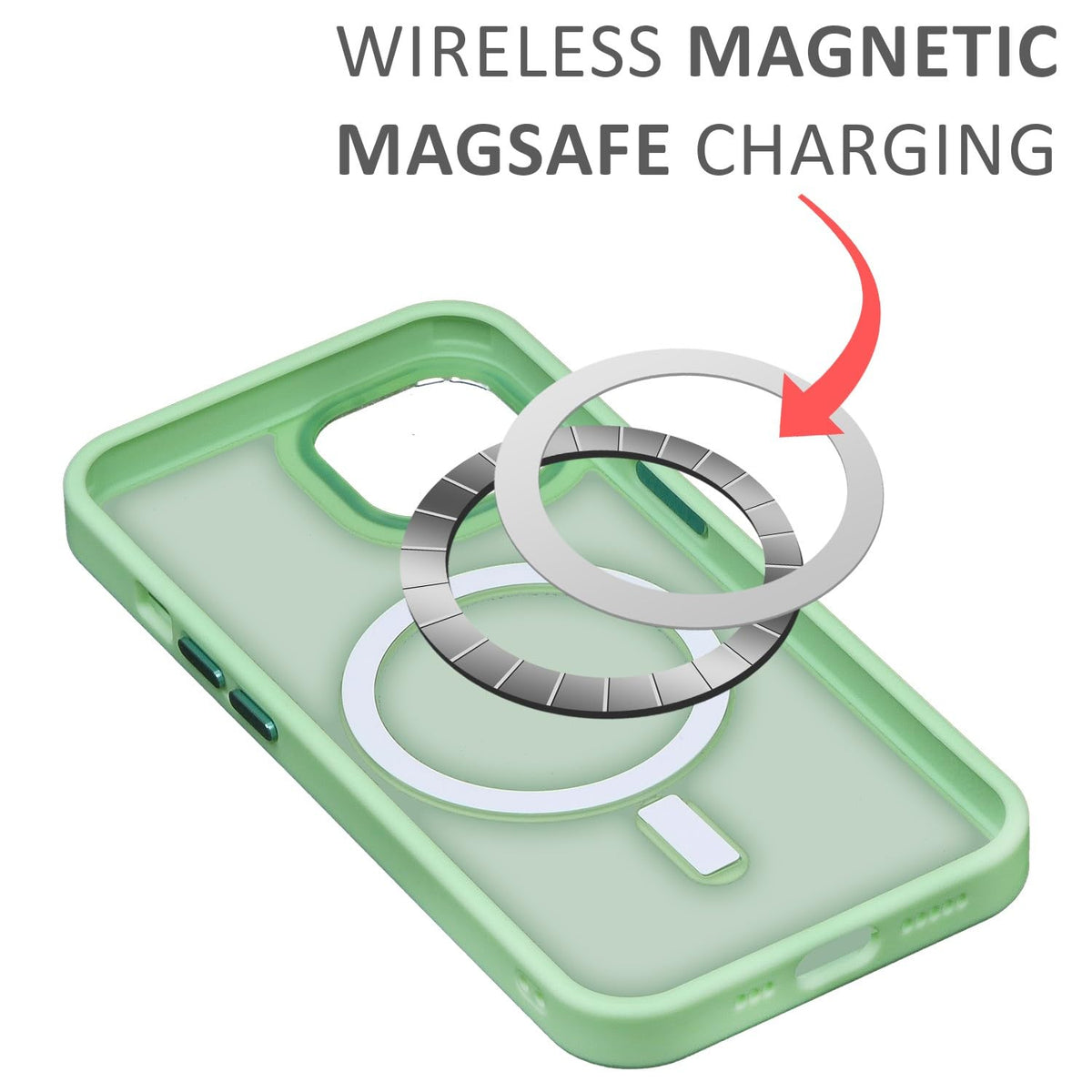 MistMag (Translucent Magsafe)-Mint Green