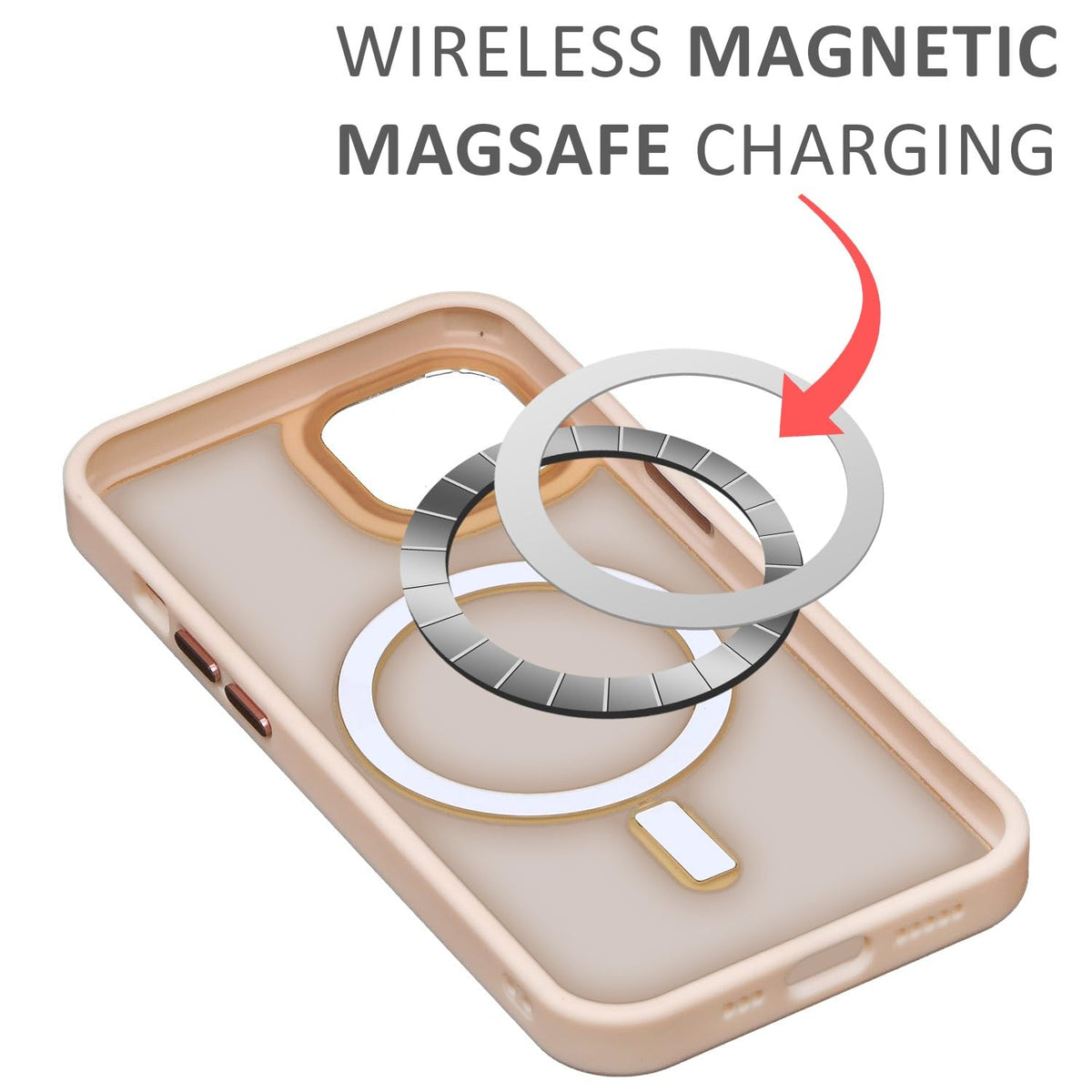 MistMag (Translucent Magsafe)-Light Pink