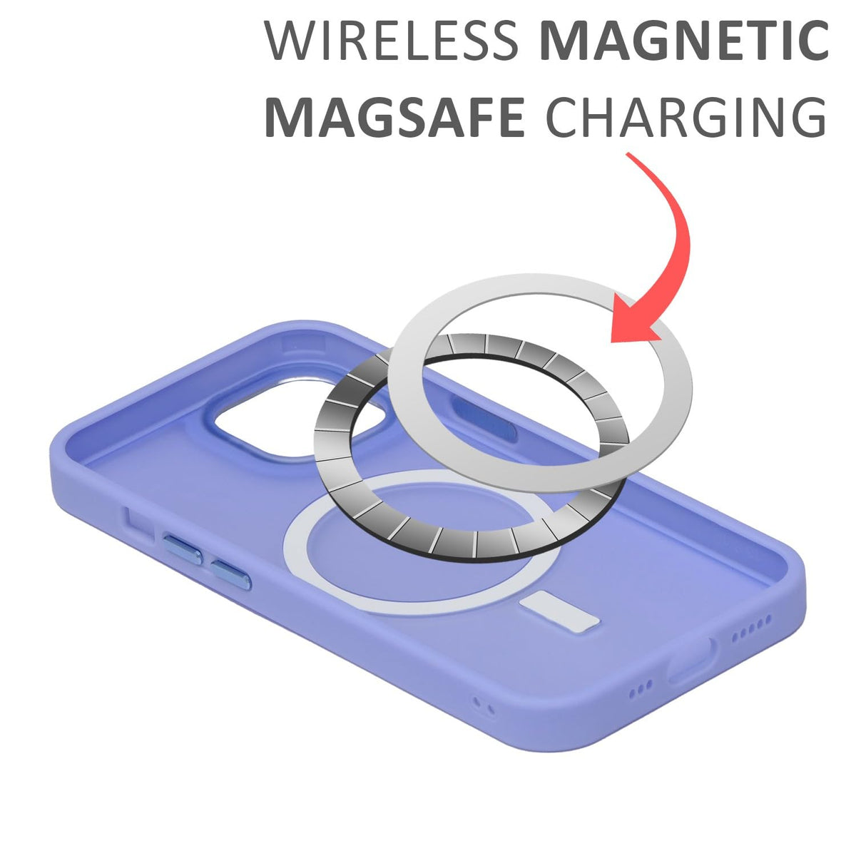 MistMag (Translucent Magsafe)-Light Purple