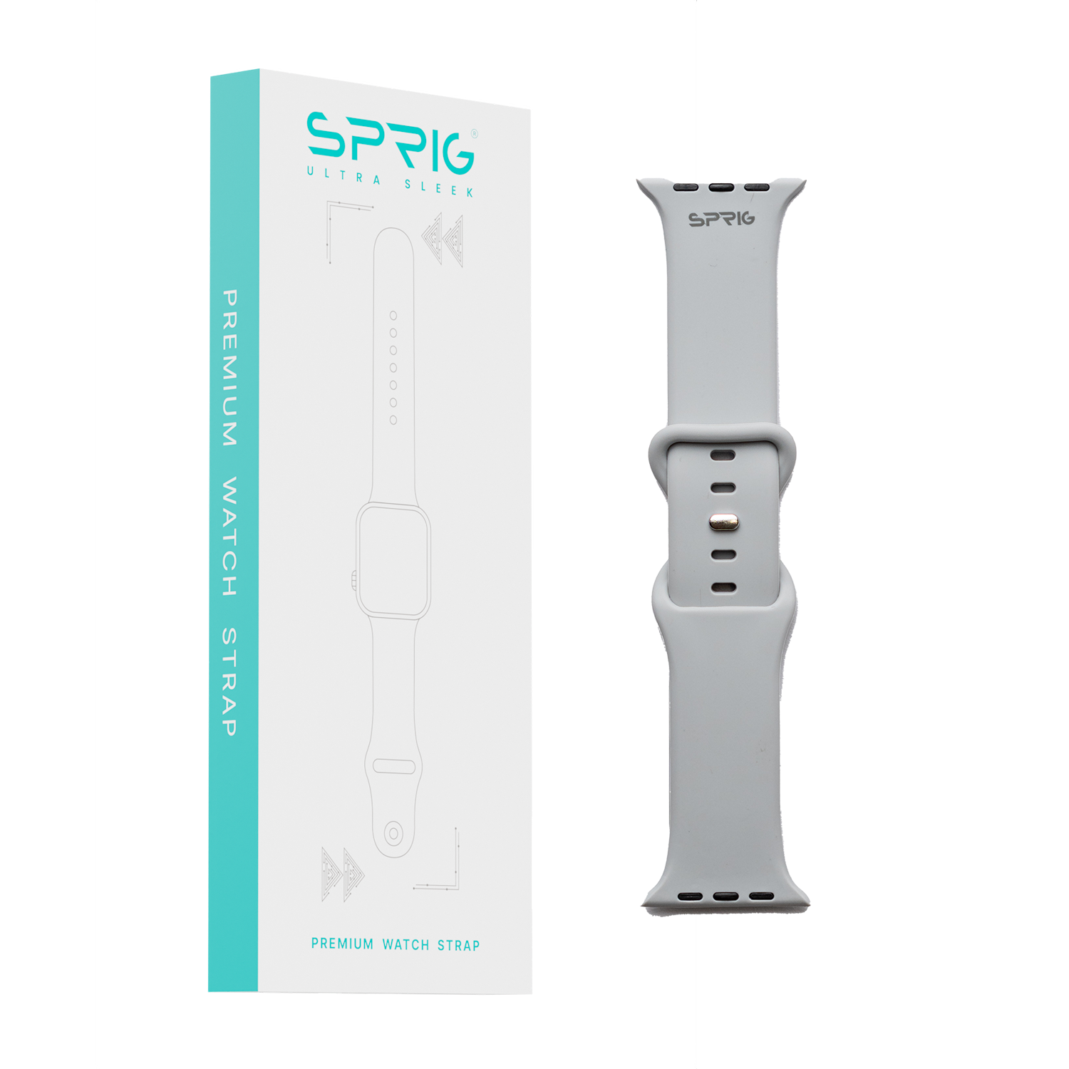 Butterfly Silicone Strap-Grey