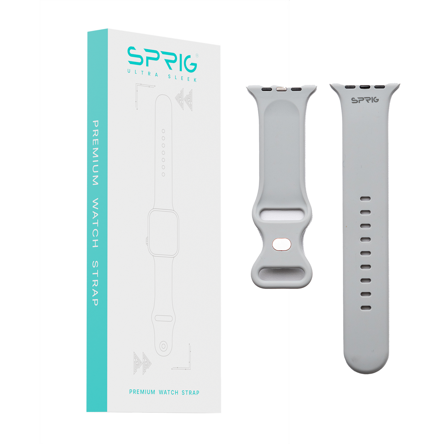 Butterfly Silicone Strap-Grey