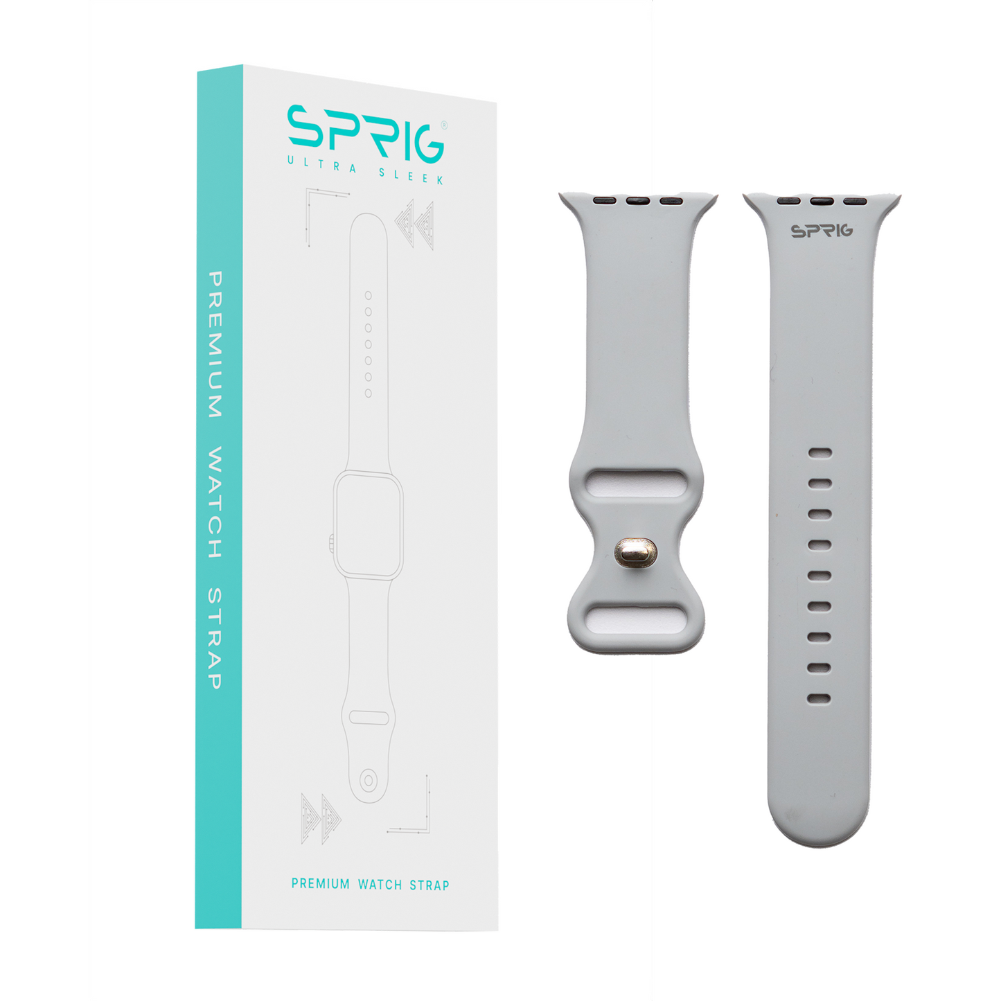 Butterfly Silicone Strap-Grey