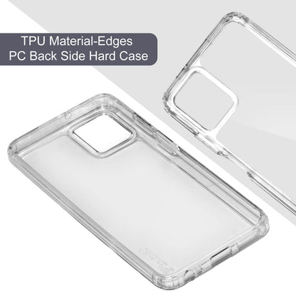 Moto G32 4G Transparent Bayer TPU PC Back Cover/ Back Case - Hard Case