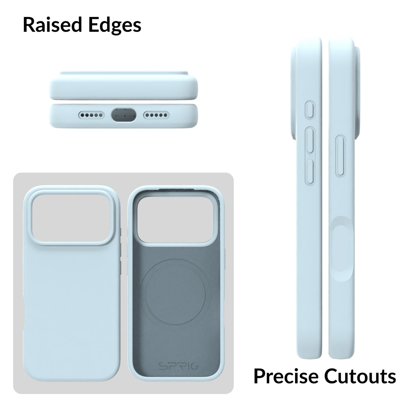 SilkMag (Liquid Silicone Magsafe)-Light Blue