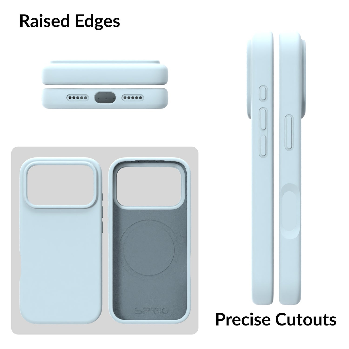 SilkMag (Liquid Silicone Magsafe)-Light Blue