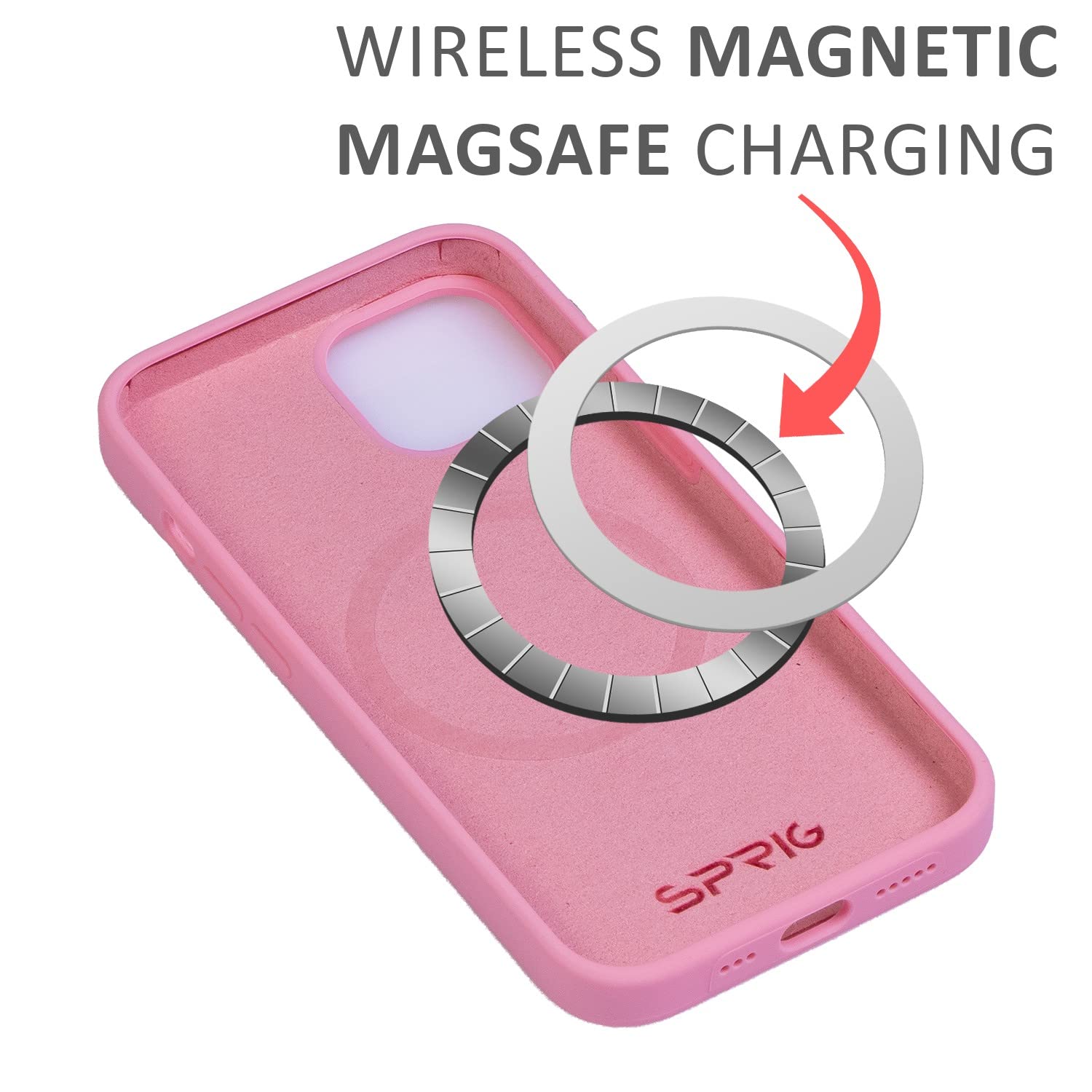 Liquid Silicon Magsafe-Rose Pink