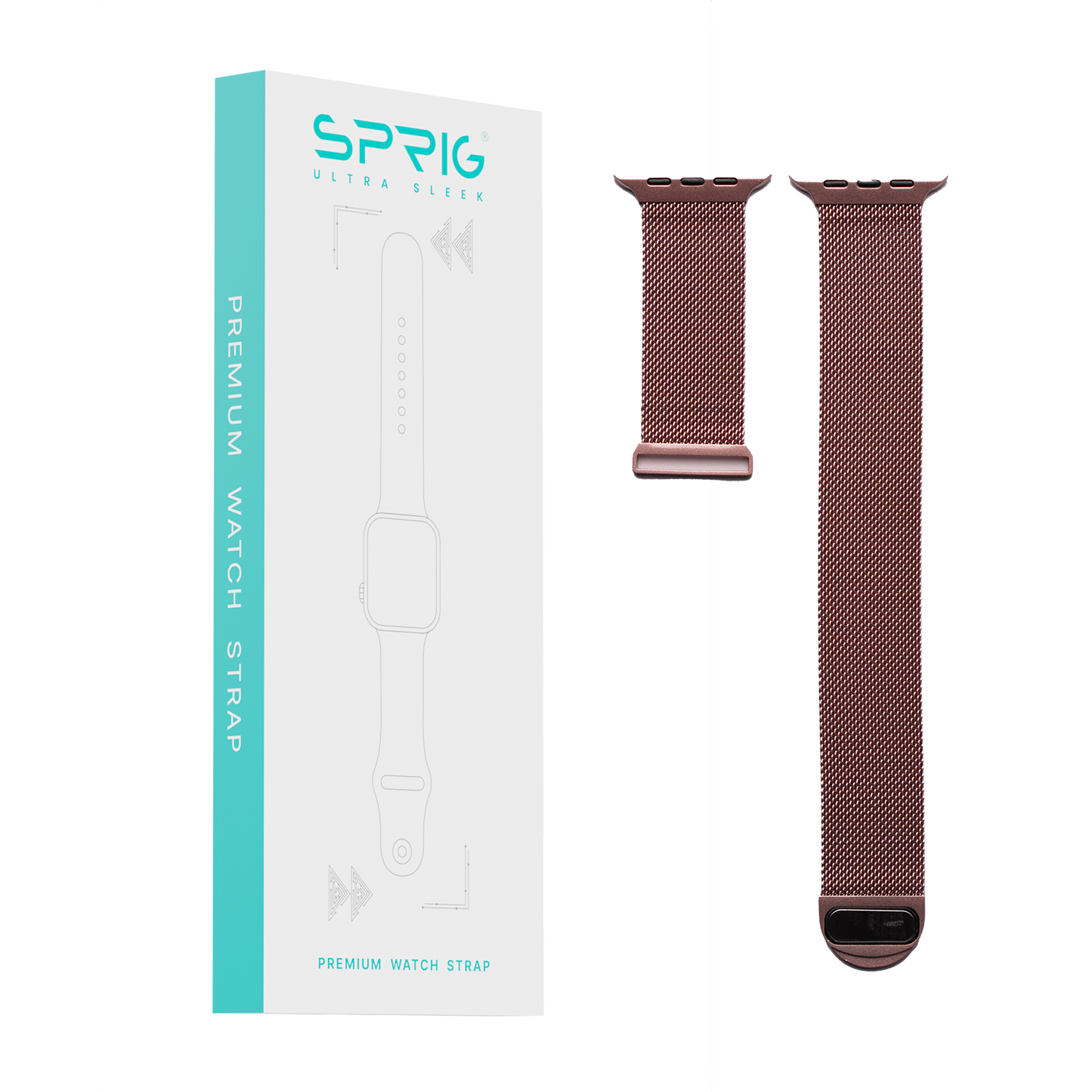 Metal Strap with Magnet Buckle-Pink