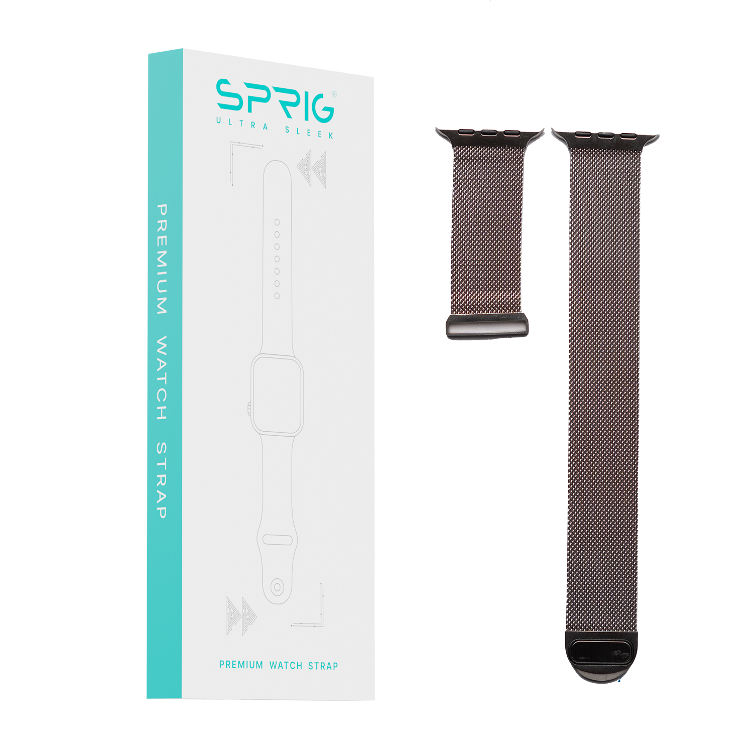 Metal Strap with Magnet Buckle-Silver