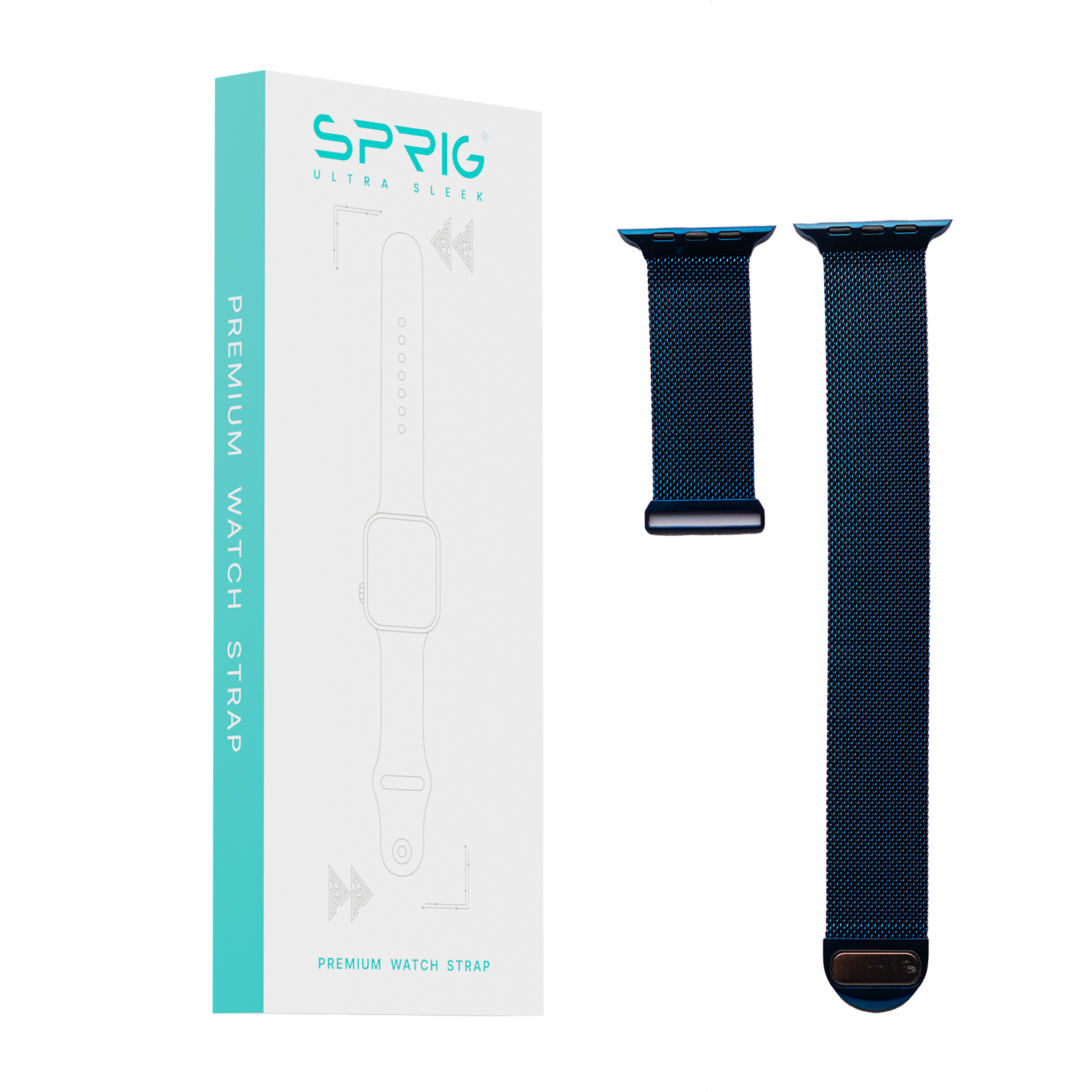 Metal Strap with Magnet Buckle-Midnight Blue