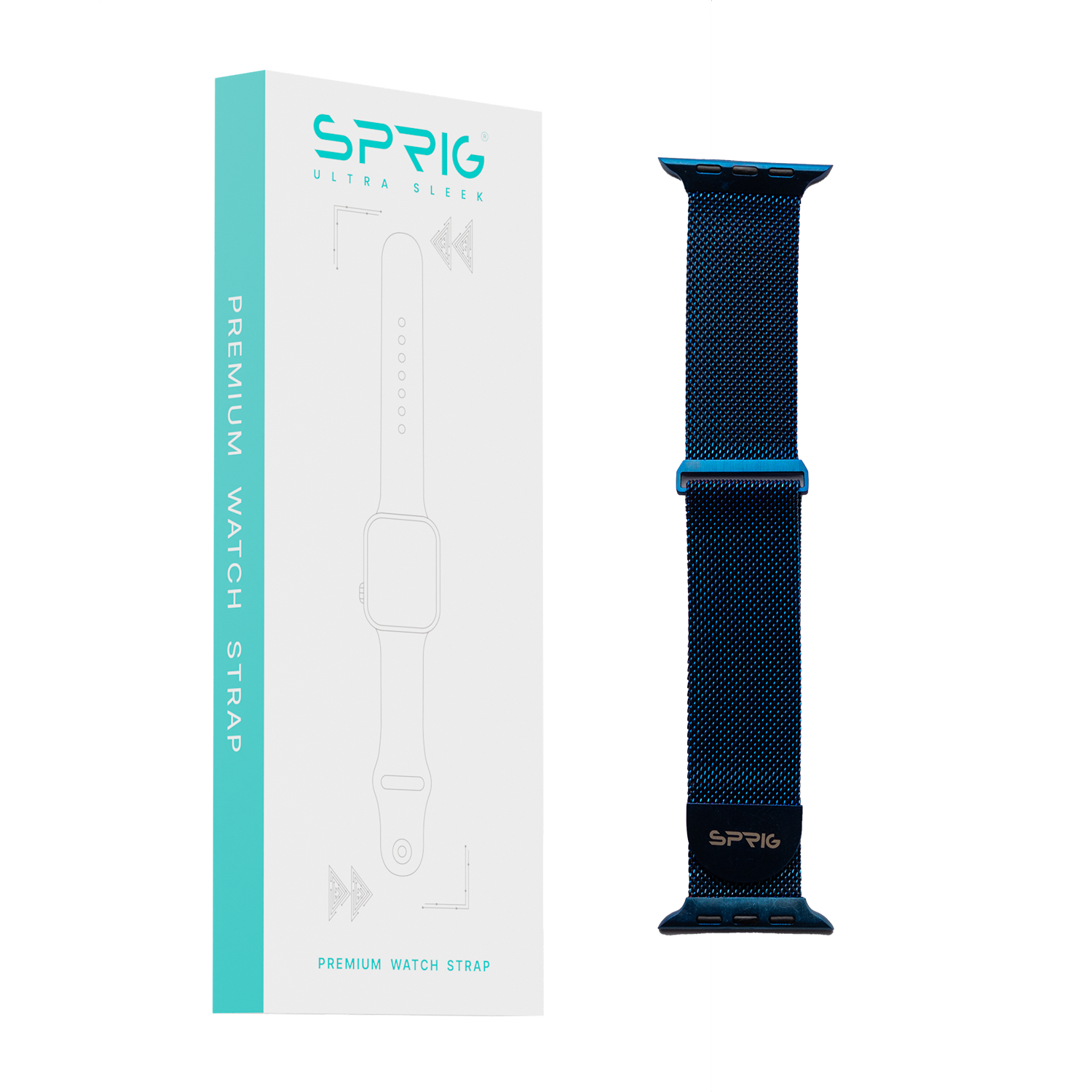 Metal Strap with Magnet Buckle-Midnight Blue