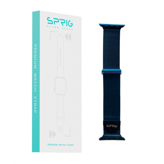 Metal Strap with Magnet Buckle-Midnight Blue