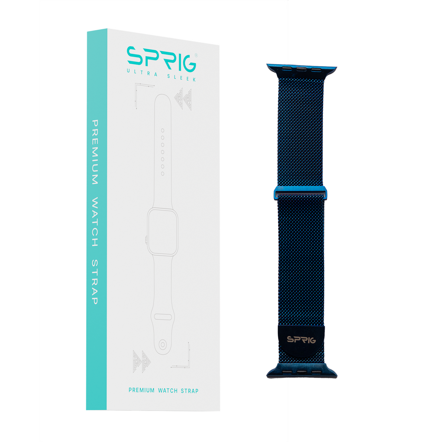 Metal Strap with Magnet Buckle-Midnight Blue