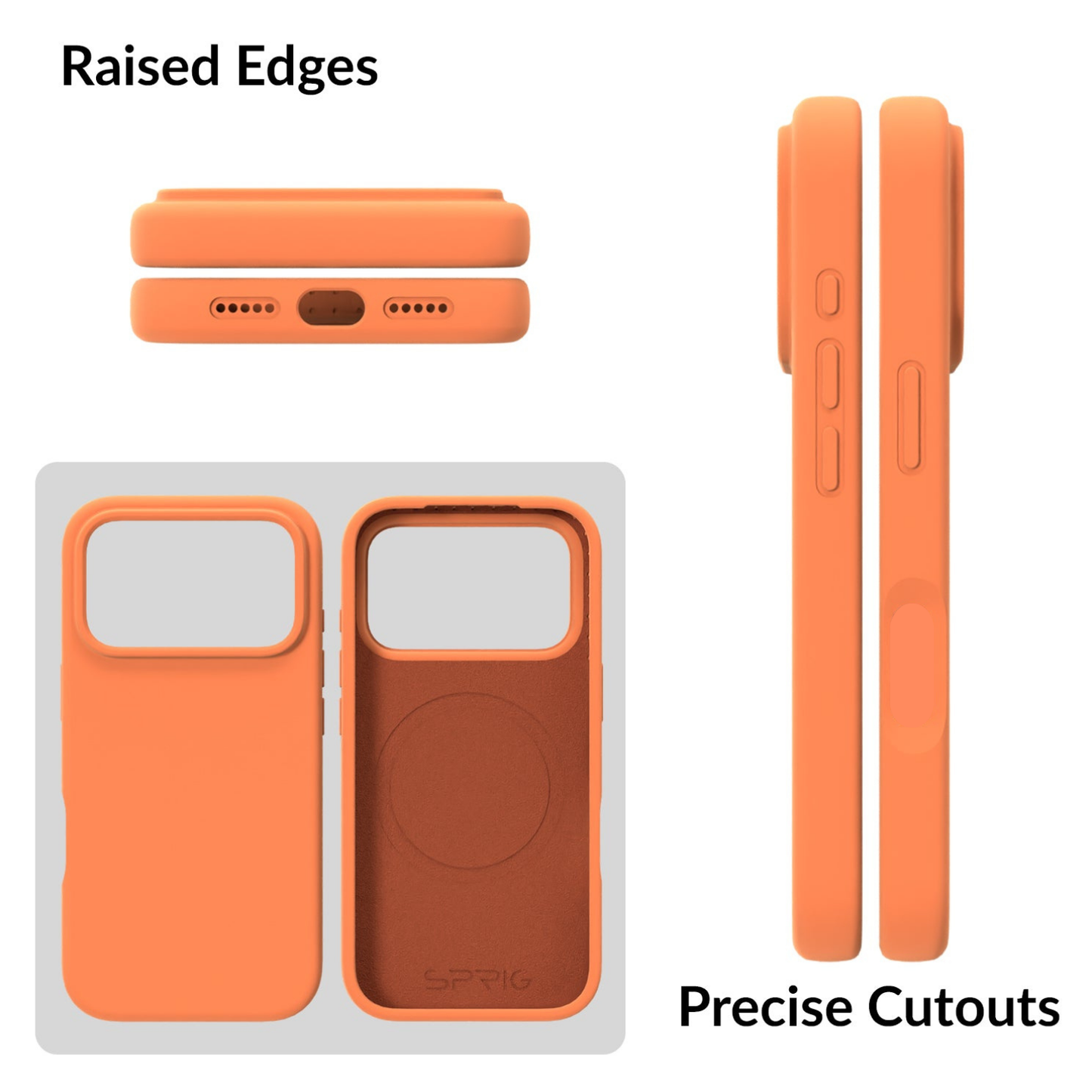 SilkMag (Liquid Silicone Magsafe)-Light Orange