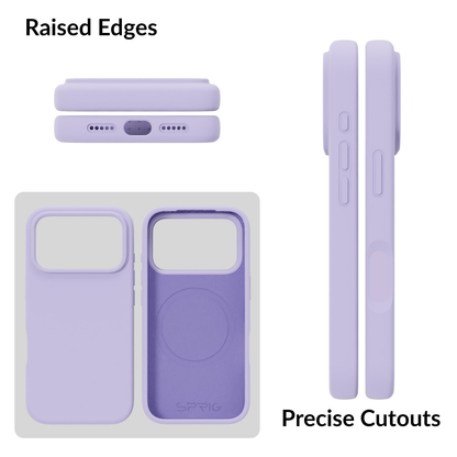 SilkMag (Liquid Silicone Magsafe)-Light Purple