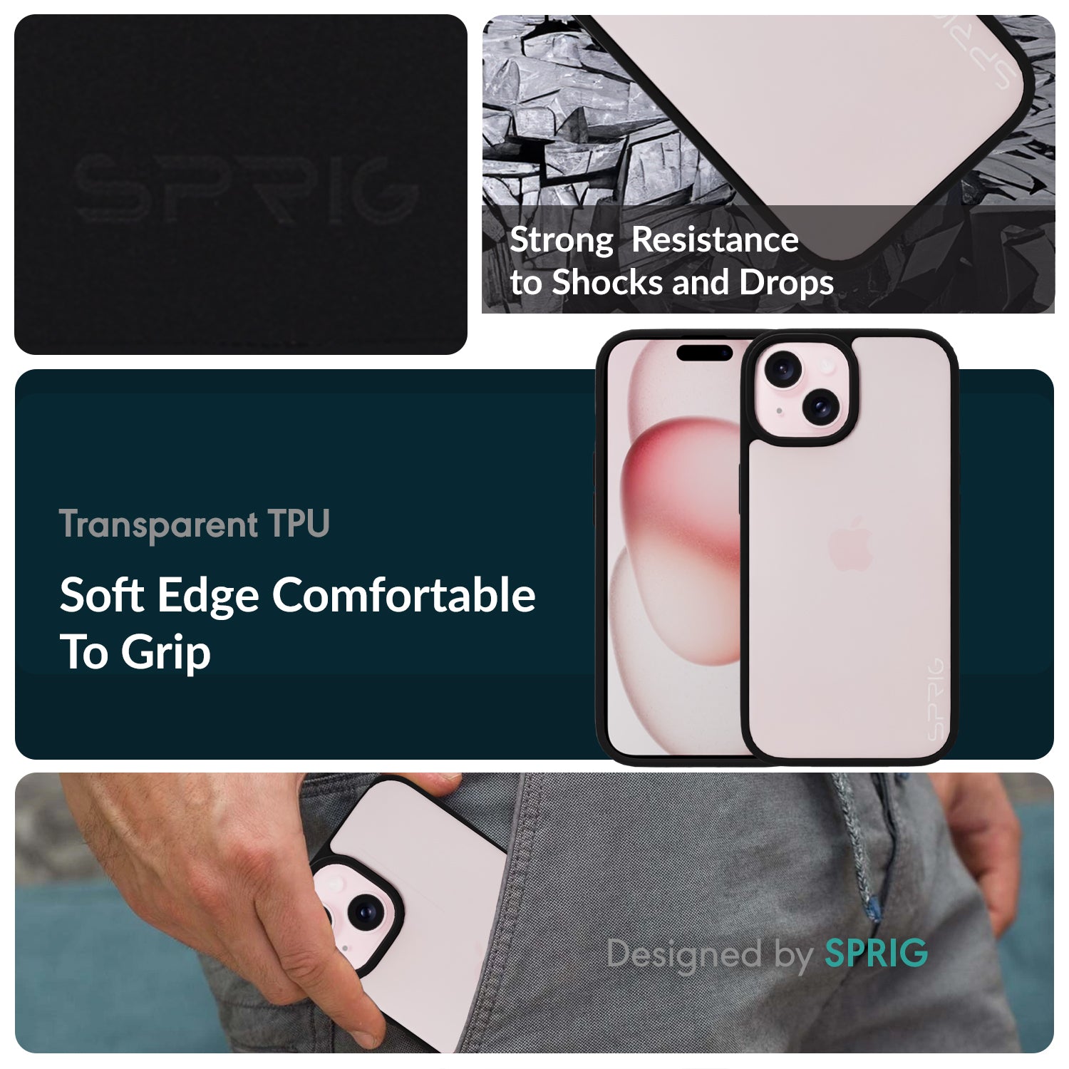iPhone 15 Wraps (Back Cover Case) - Sprig