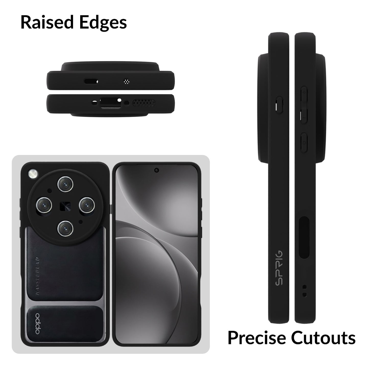EdgeTone (TPU PC)-Black Transparent