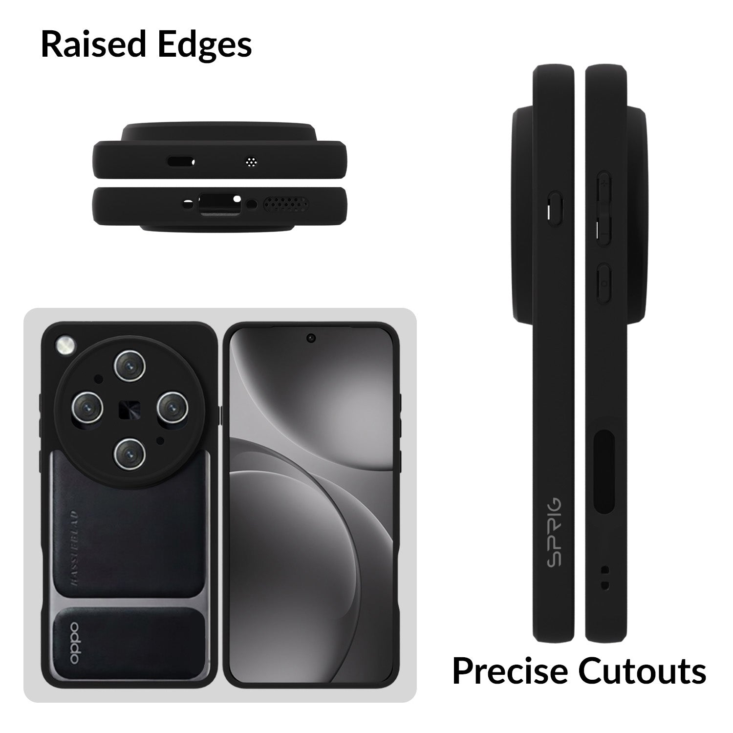 EdgeTone (TPU PC)-Black Transparent