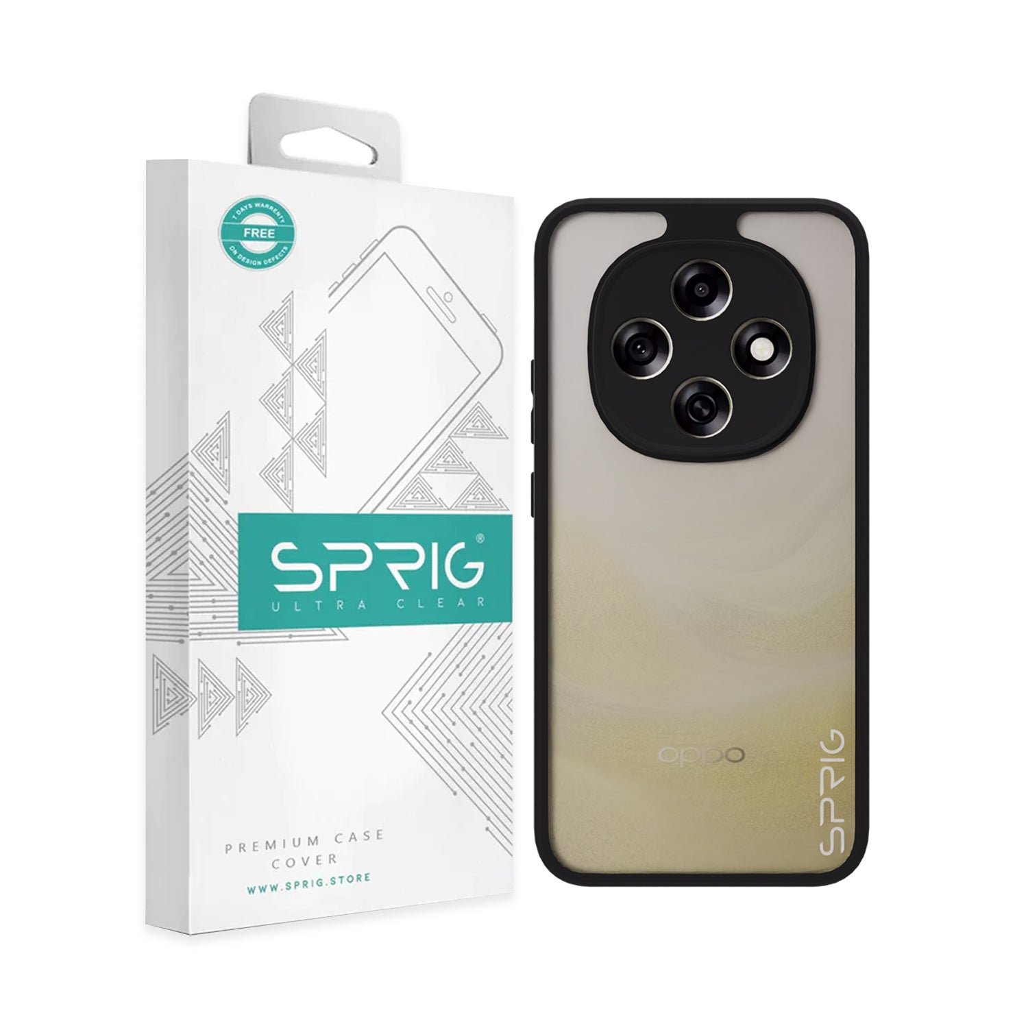 EdgeTone (TPU PC)-Black Transparent