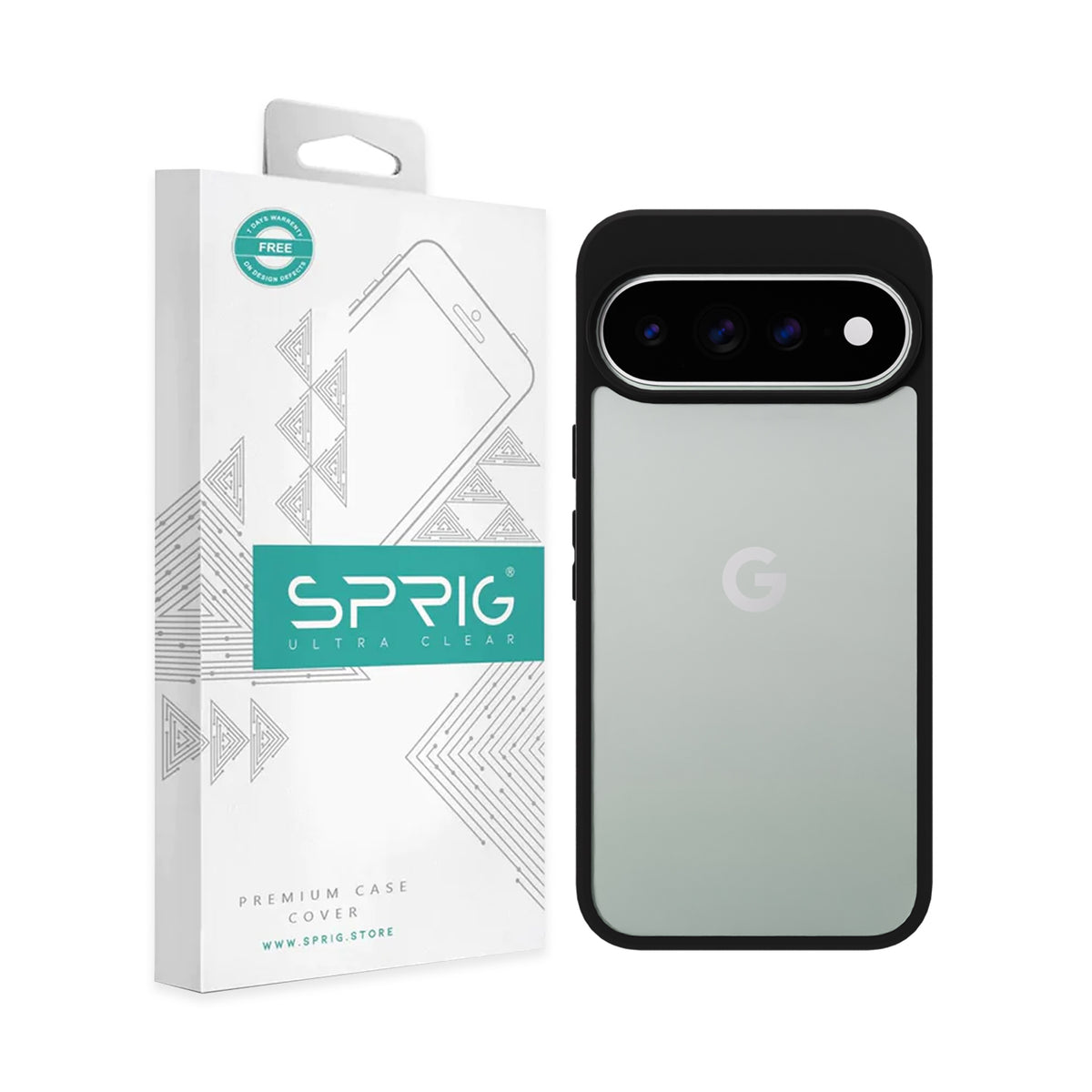 EdgeTone (TPU PC)-Black Transparent