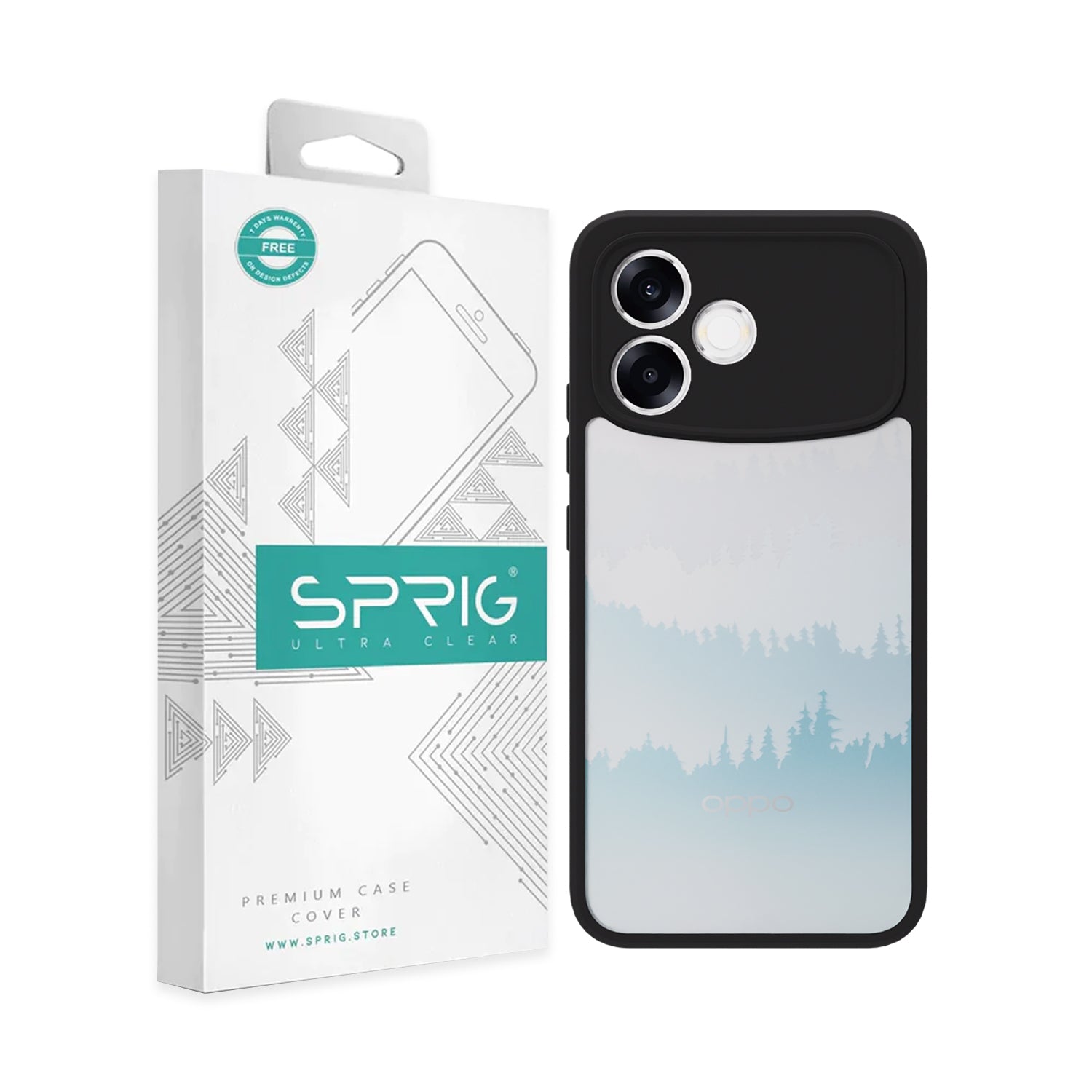 EdgeTone (TPU PC)-Black Transparent