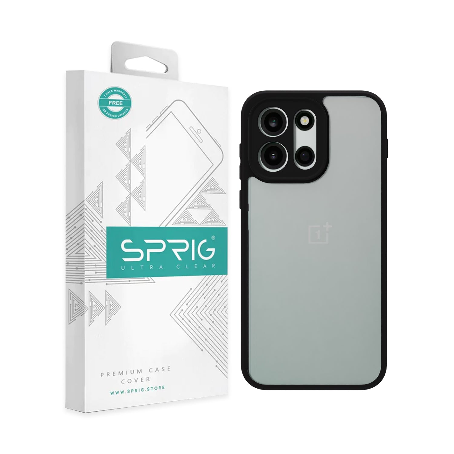 EdgeTone (TPU PC)-Black Transparent