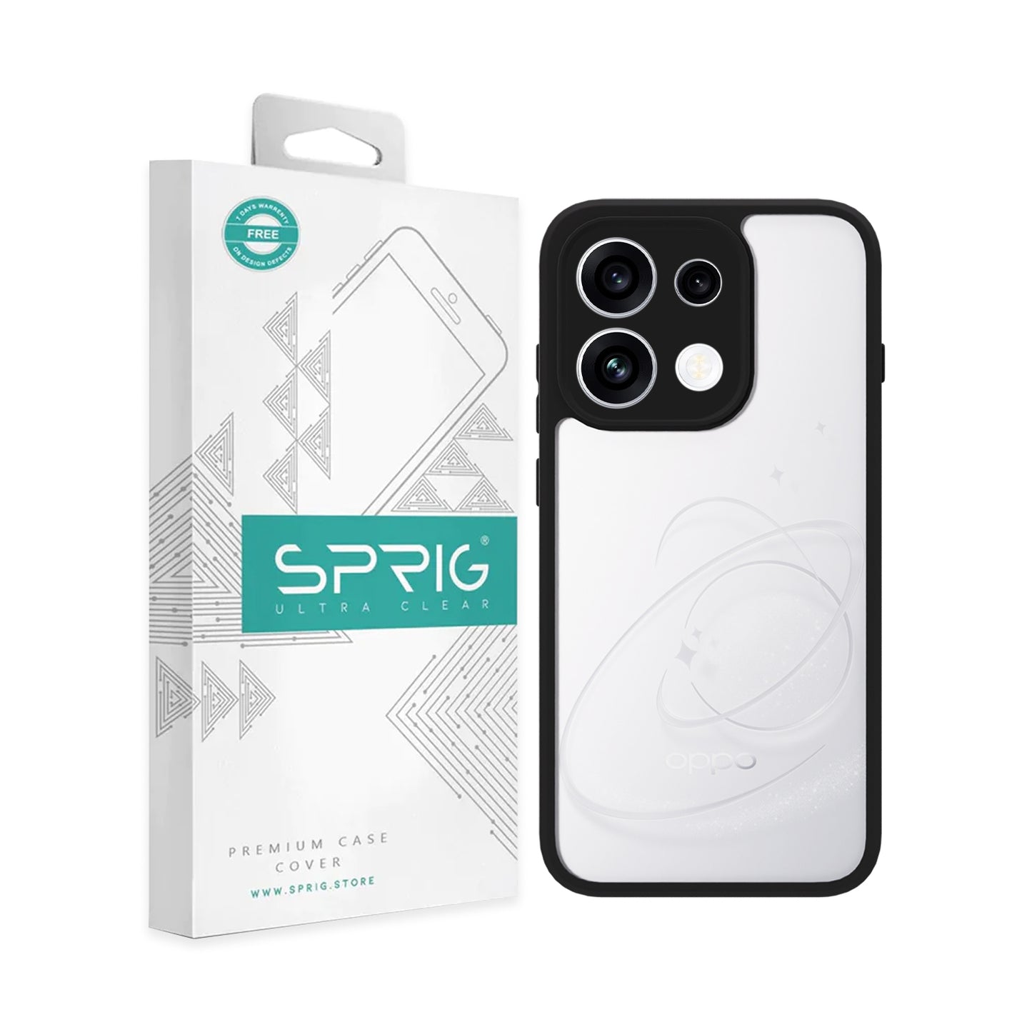 EdgeTone (TPU PC)-Black Transparent