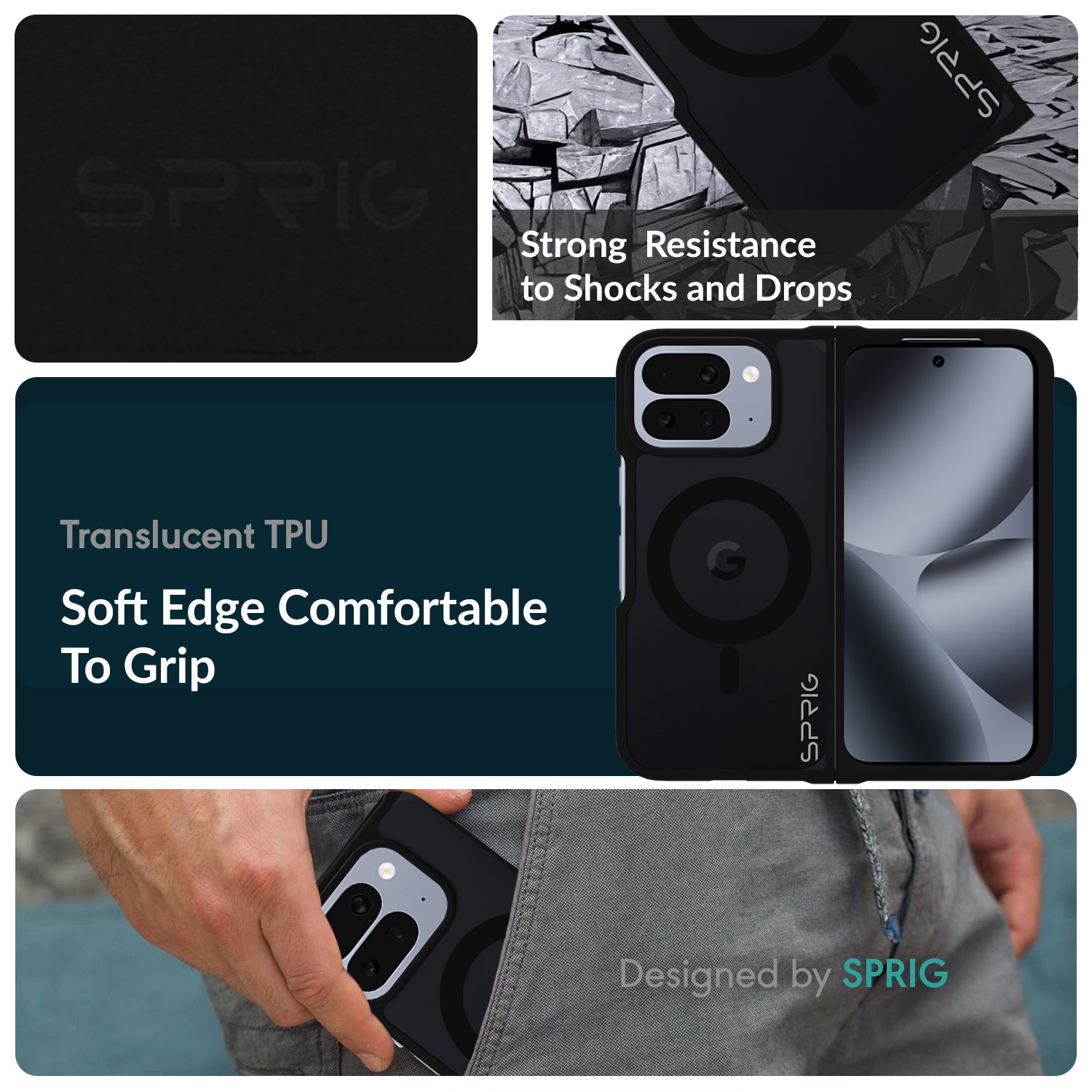 MistMag (Translucent Magsafe)-Black Transparent