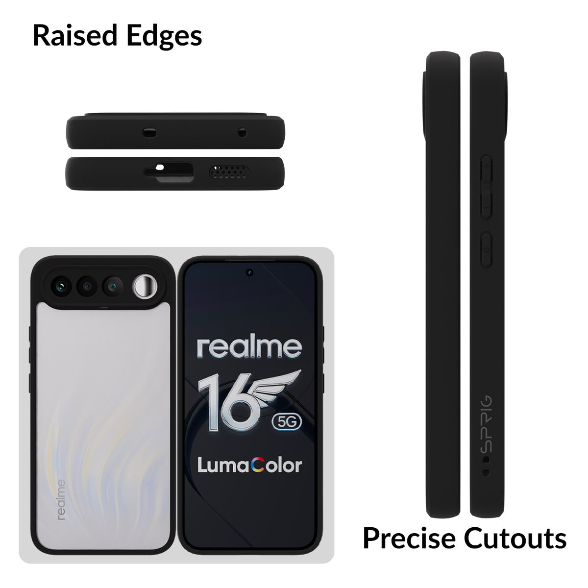 EdgeTone (TPU PC)-Black Transparent