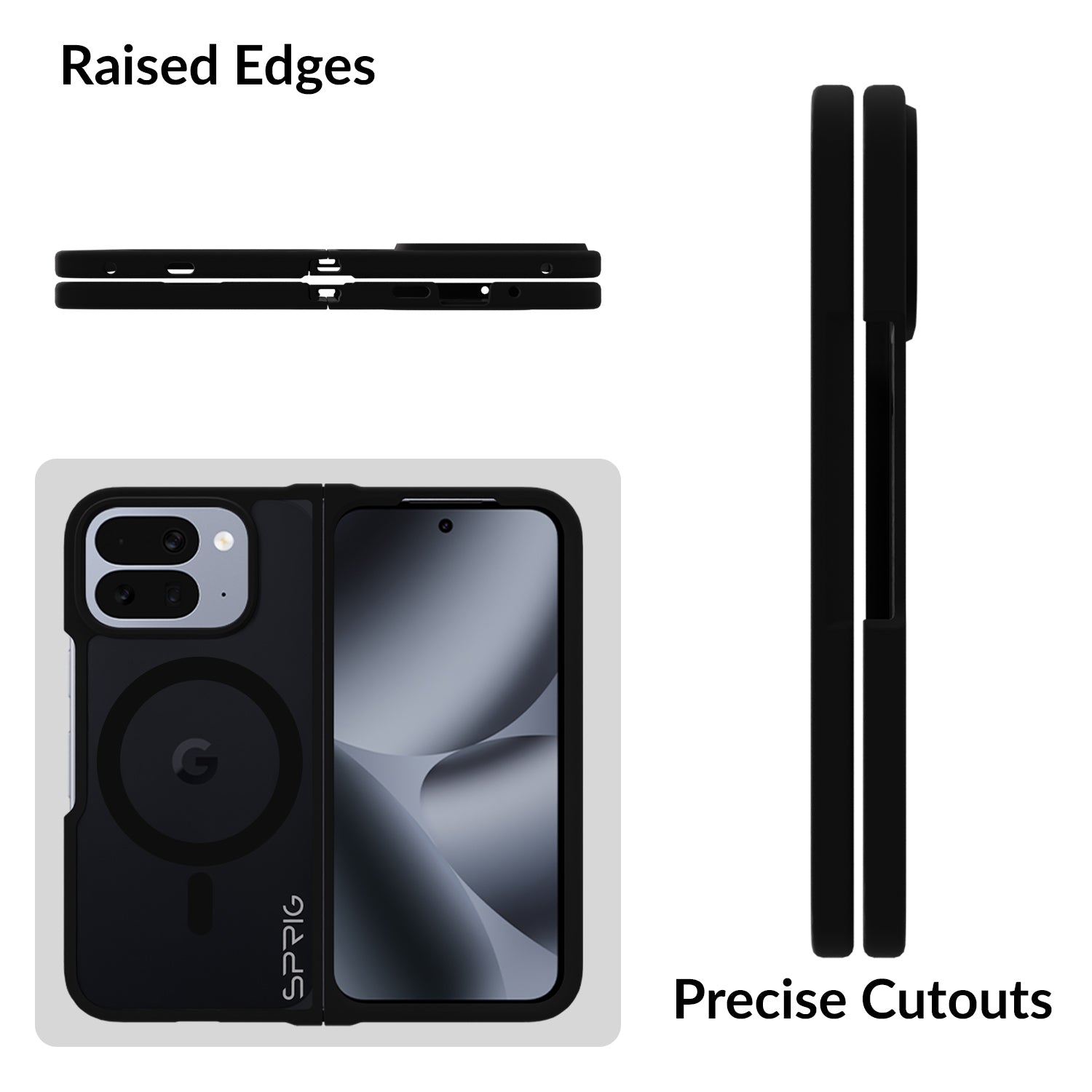 MistMag (Translucent Magsafe)-Black Transparent