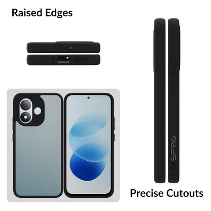 EdgeTone (TPU PC)-Black Transparent