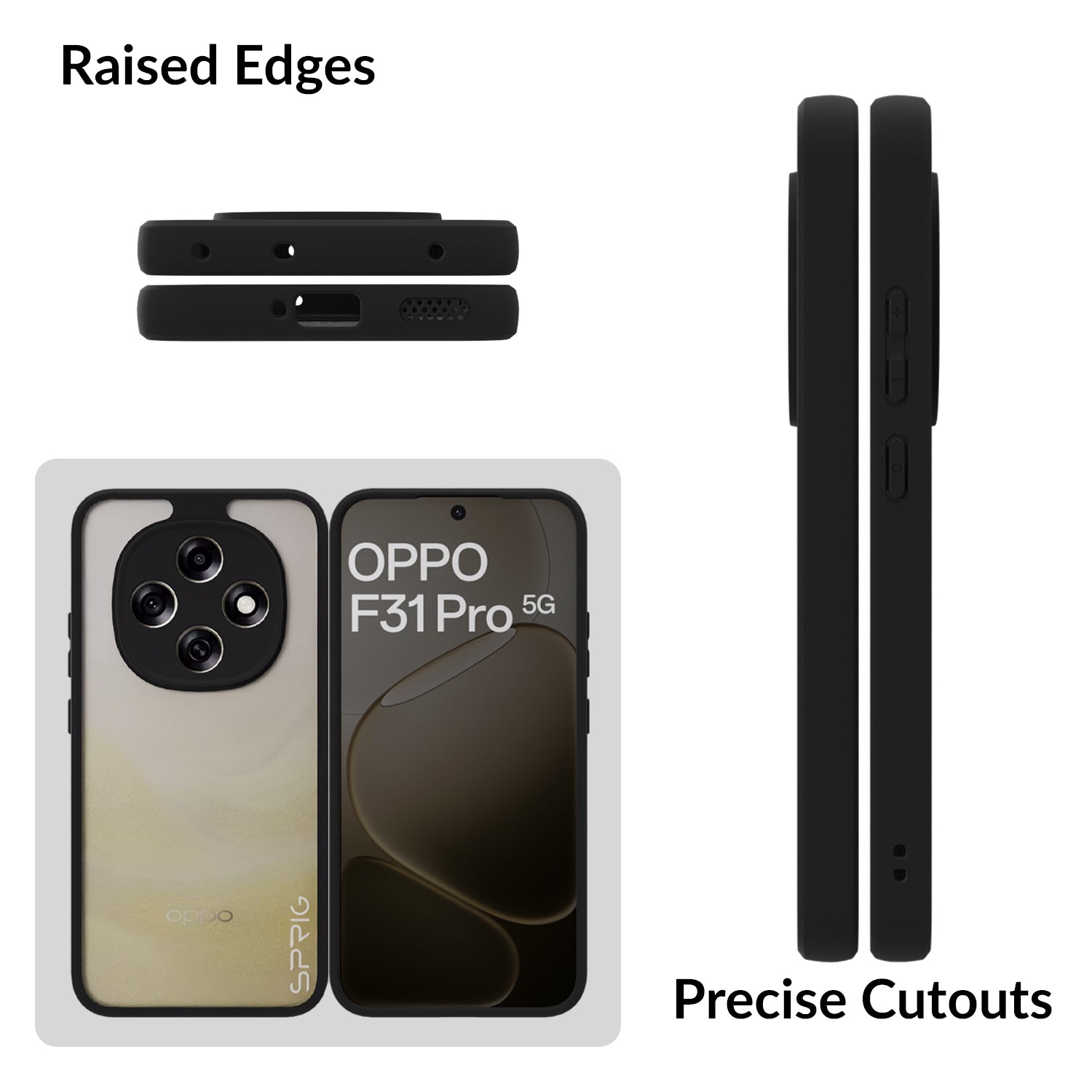 EdgeTone (TPU PC)-Black Transparent