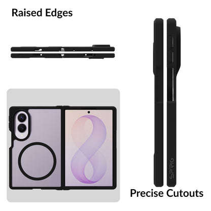 EdgeMag (TPU PC Magsafe)-Black Transparent