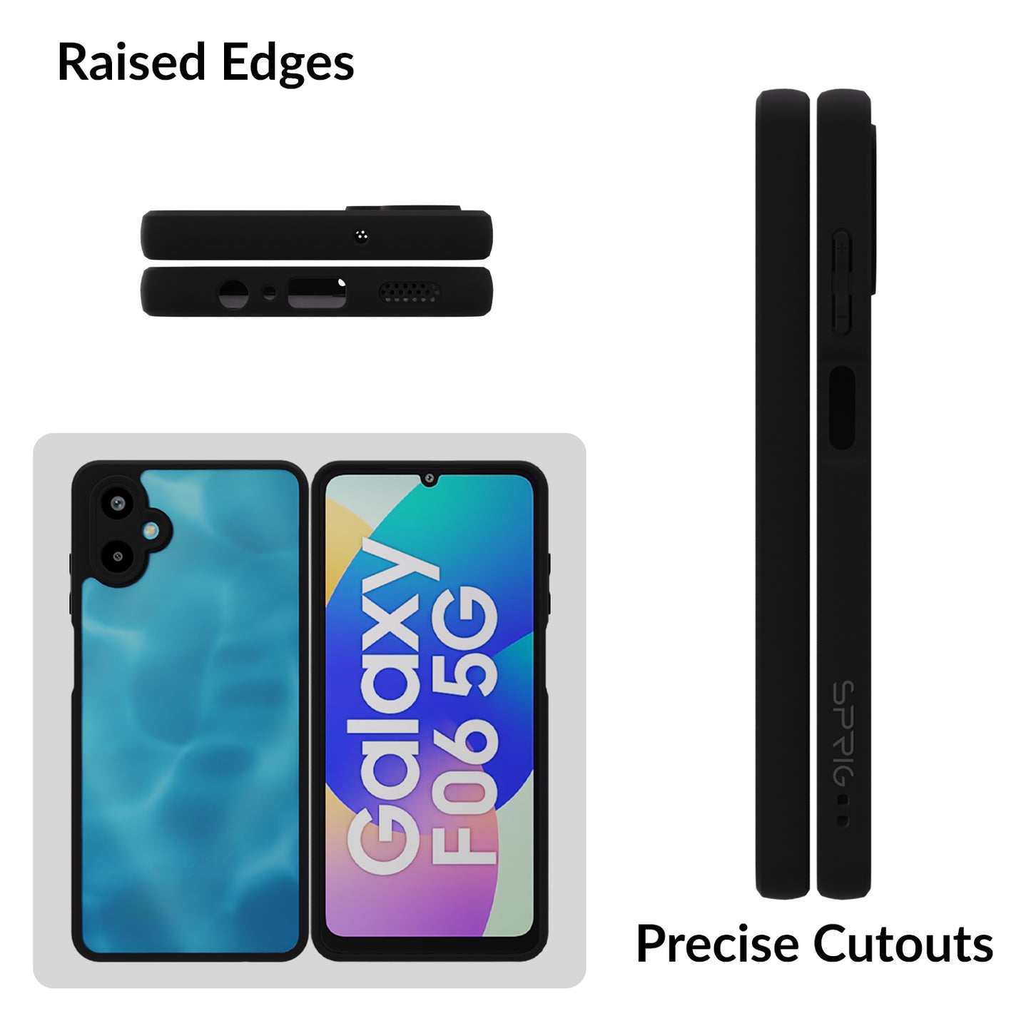 EdgeTone (TPU PC)-Black Transparent
