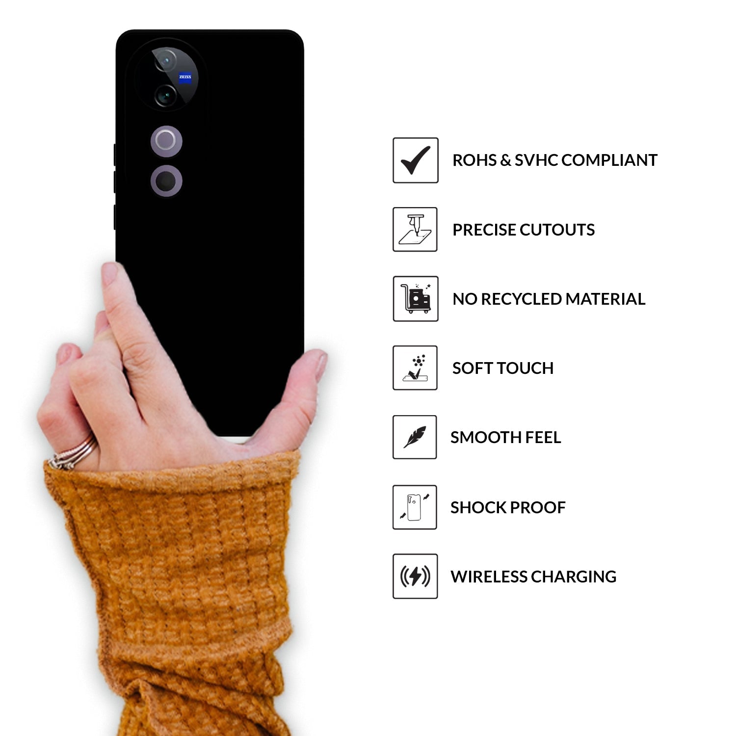 FlexTone (TPU Matte)-Black