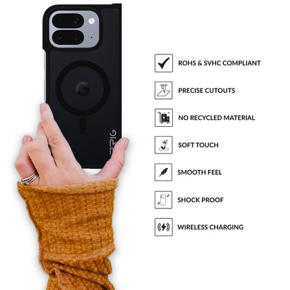 MistMag (Translucent Magsafe)-Black Transparent