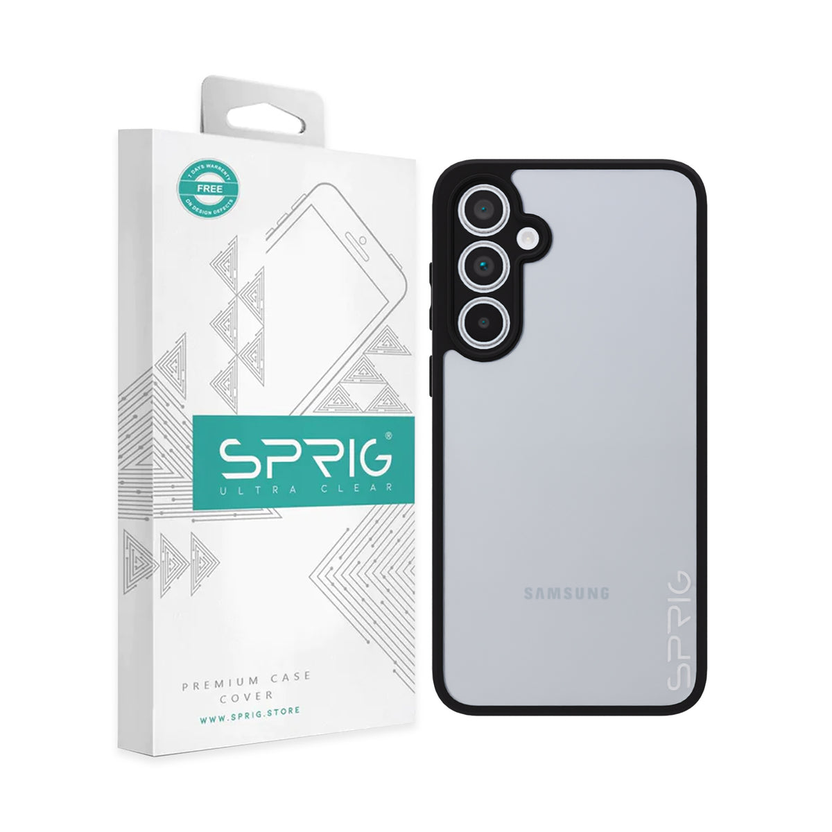 EdgeTone (TPU PC)-Black Transparent