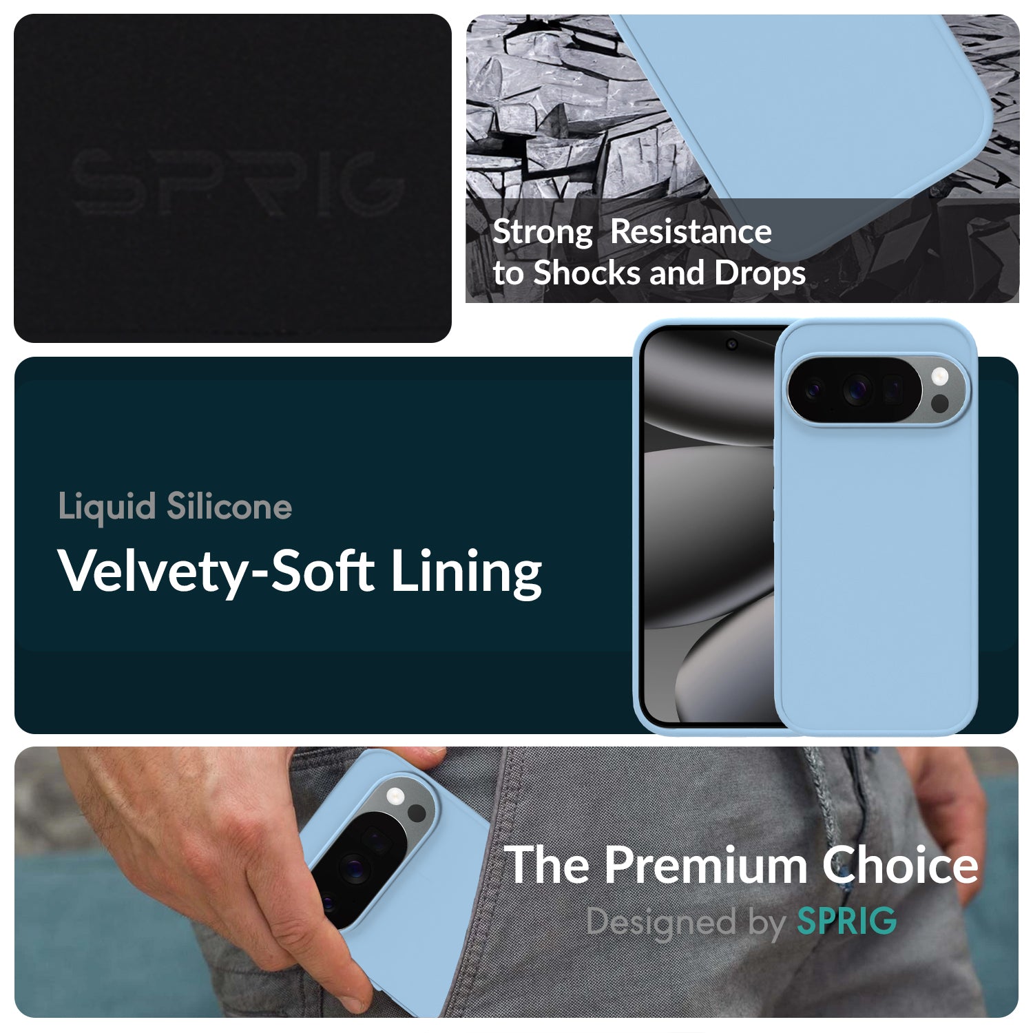 SilkMag (Liquid Silicone Magsafe)-Blue