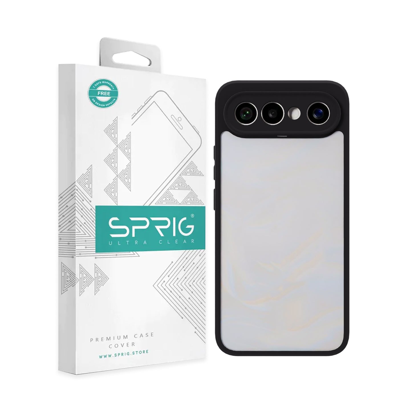 EdgeTone (TPU PC)-Black Transparent