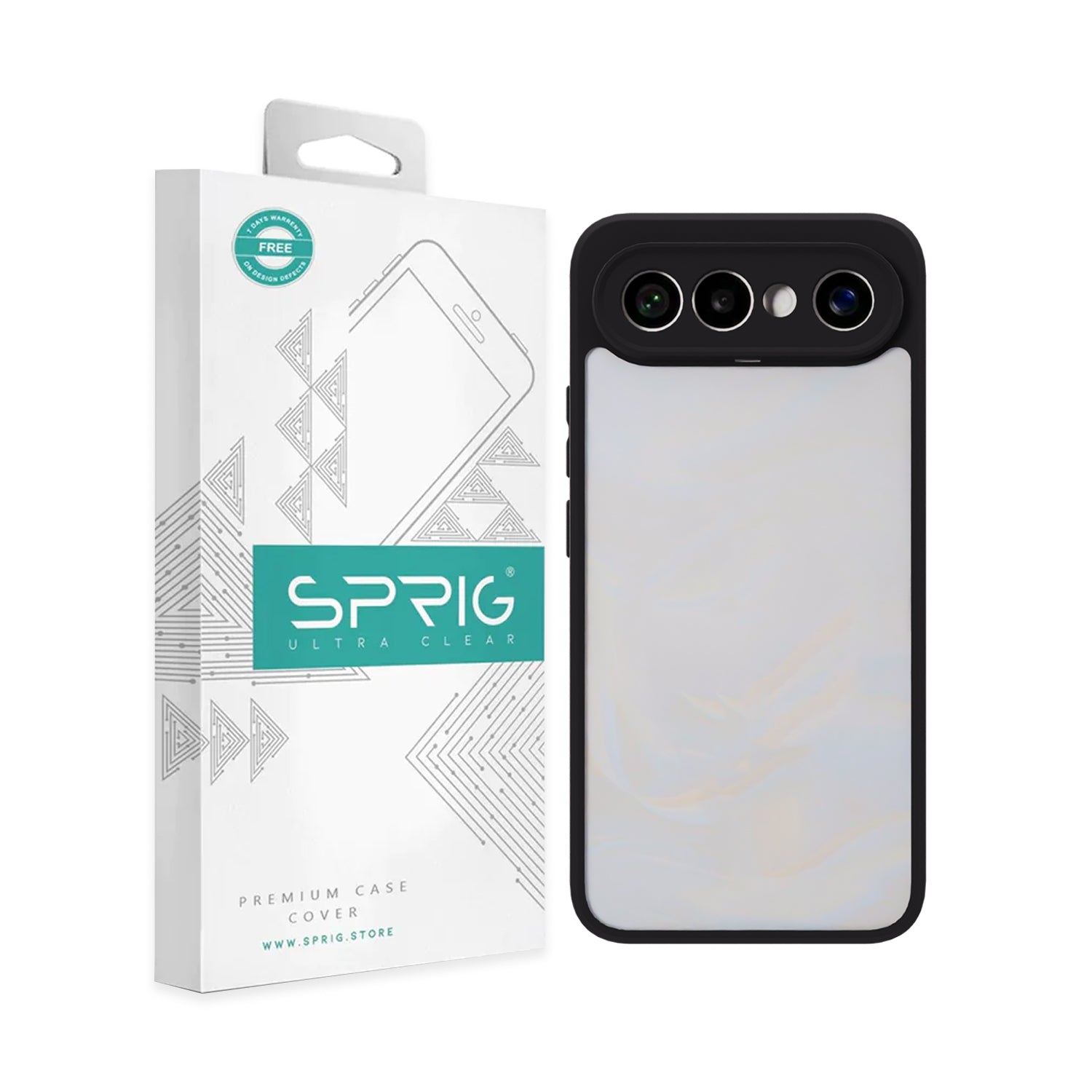EdgeTone (TPU PC)-Black Transparent