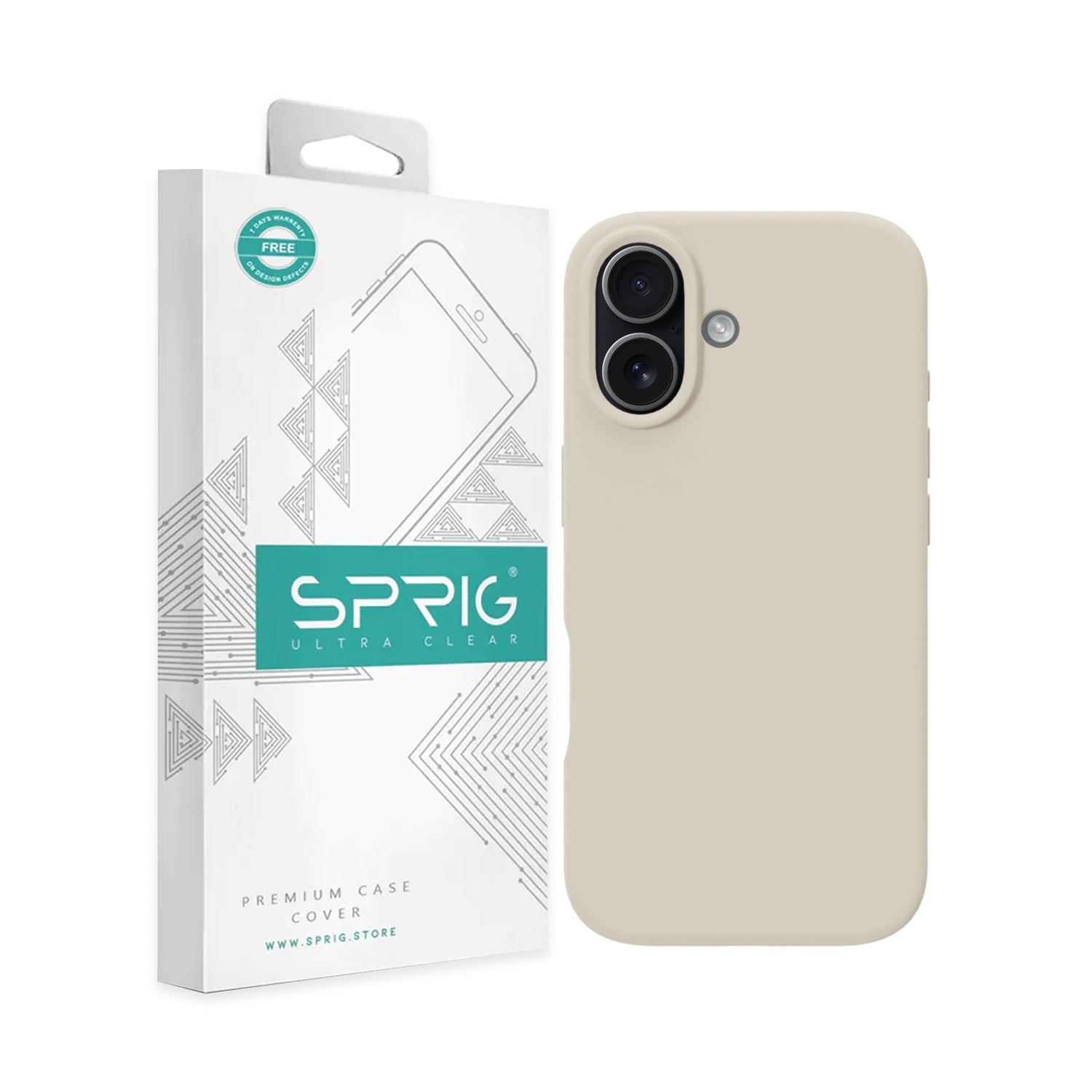 SilkMag (Liquid Silicone Magsafe)-Cream Grey
