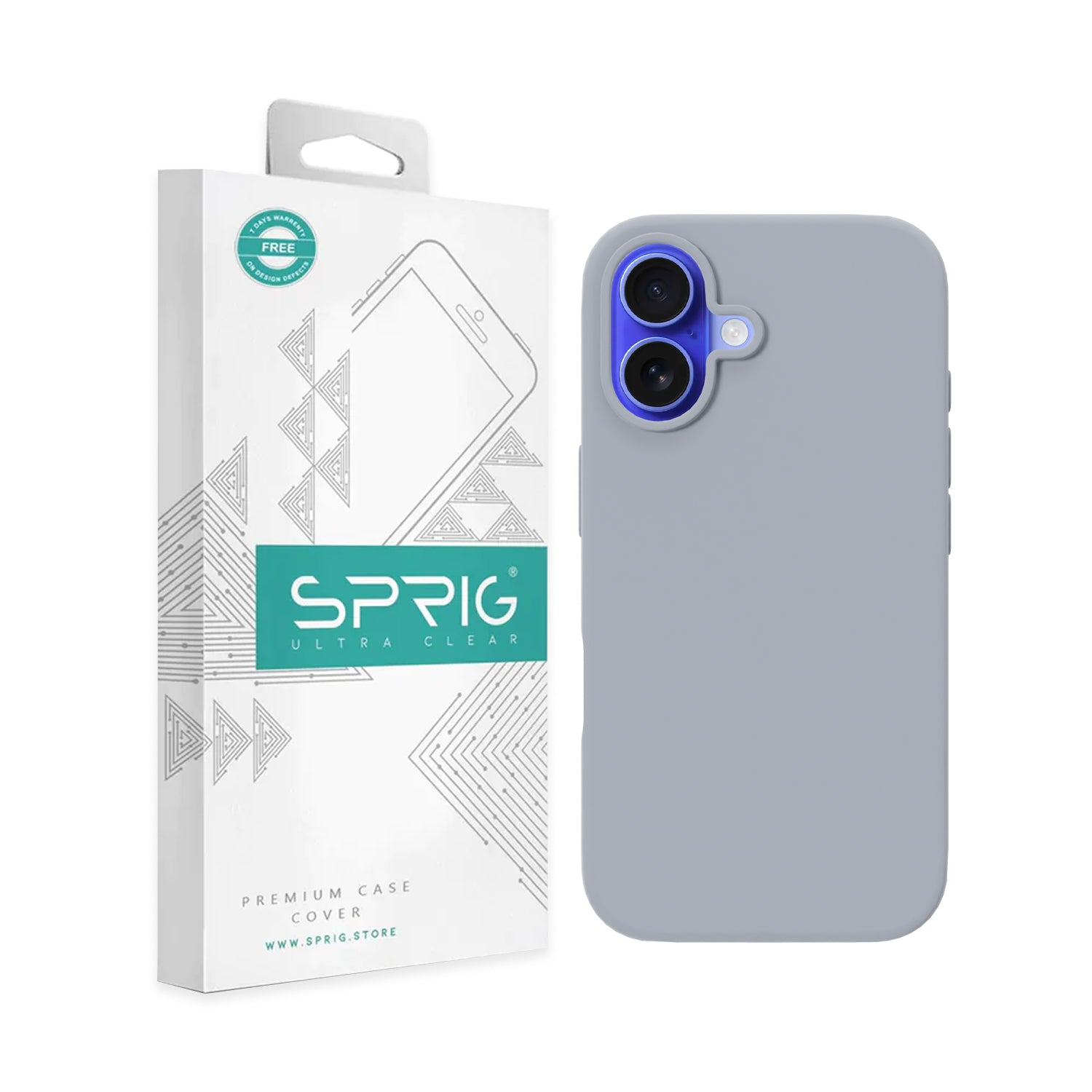 SilkMag (Liquid Silicone Magsafe)-Blue Grey