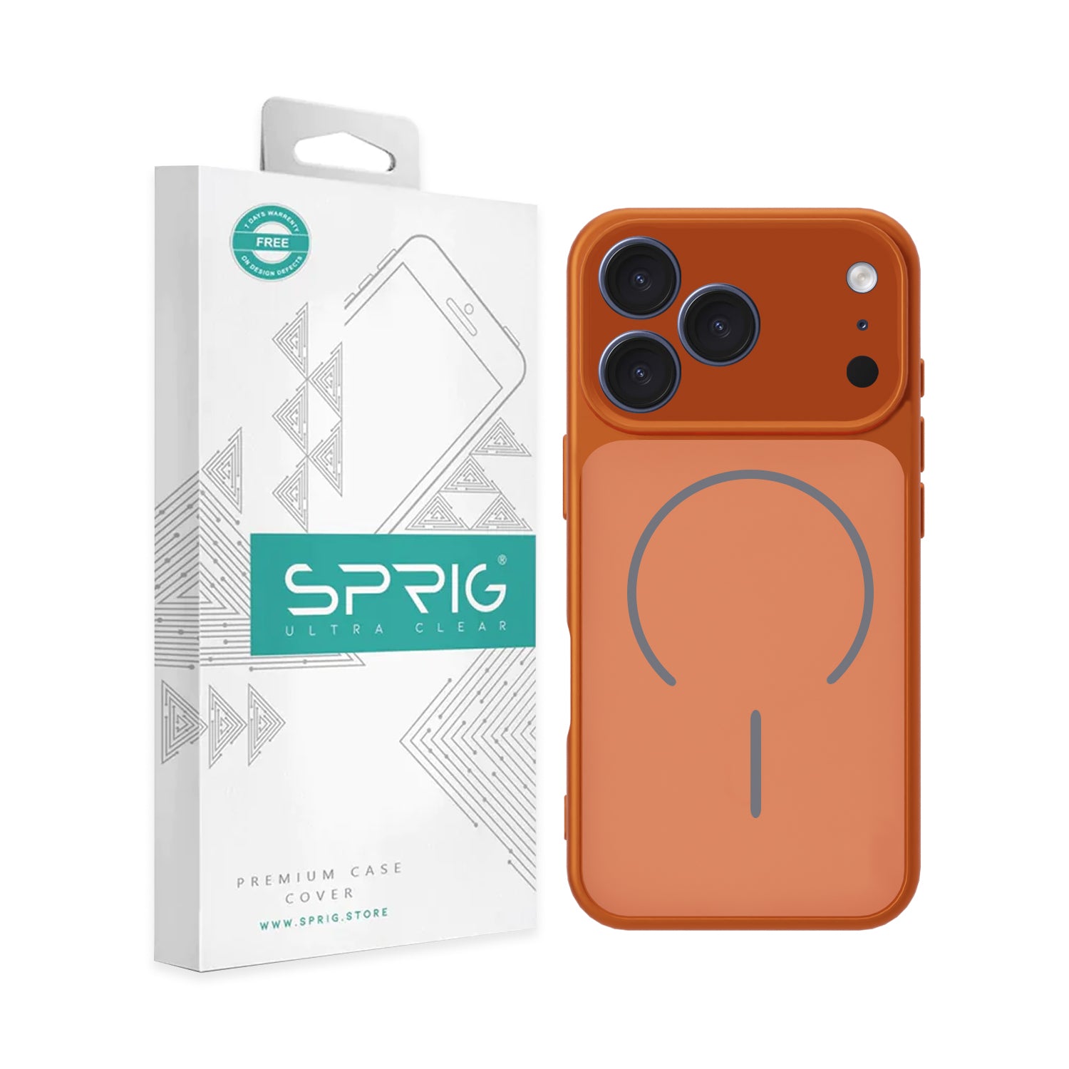 AntiGlareMag (PC Magsafe)-Orange