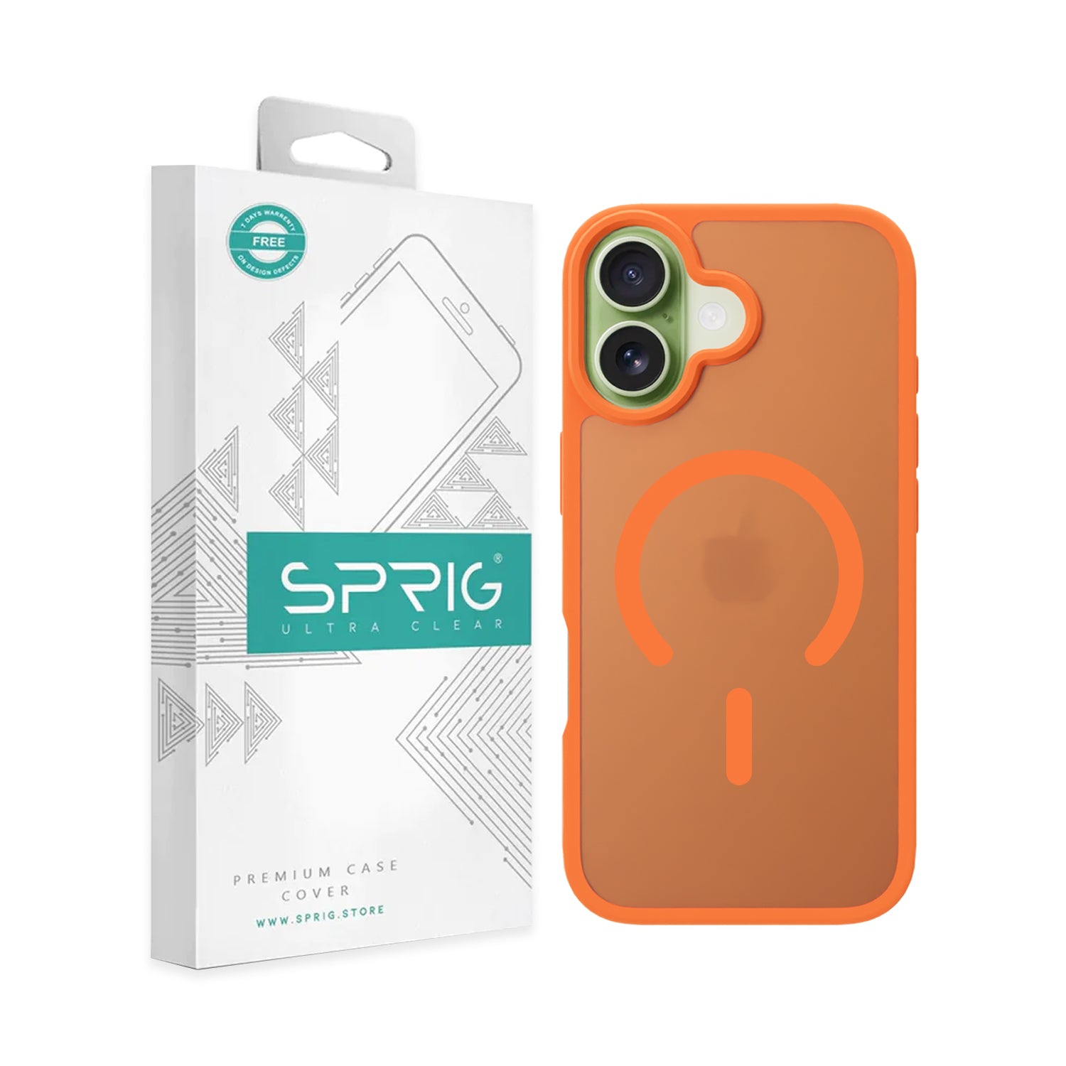 MistMag (Translucent Magsafe)-Saffron Orange